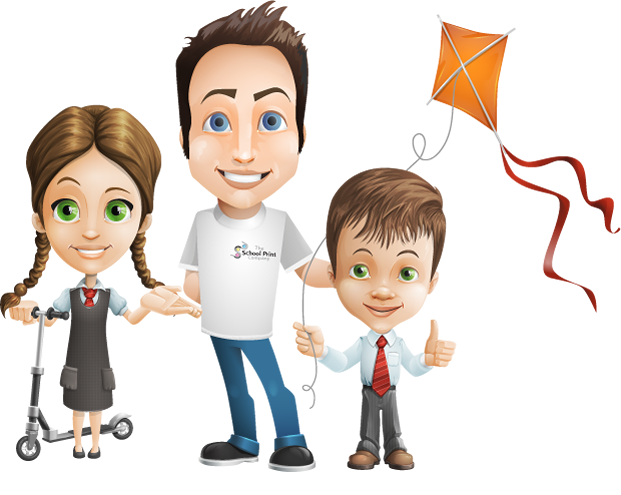 School Print exercise Book laminate design writing