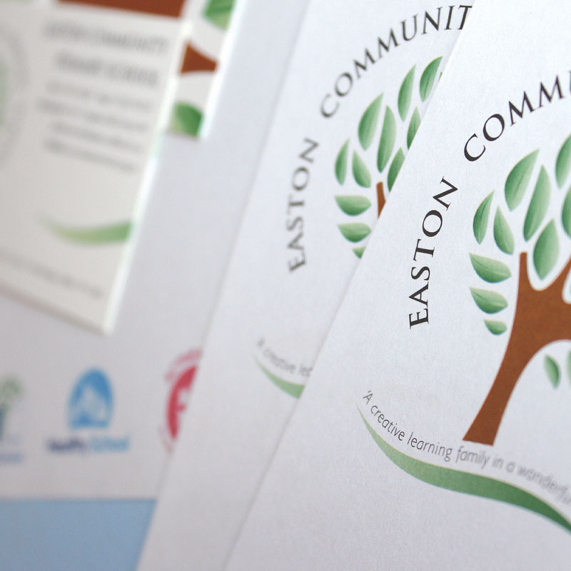 school stationery letterhead compliment slip, business cards quality paper