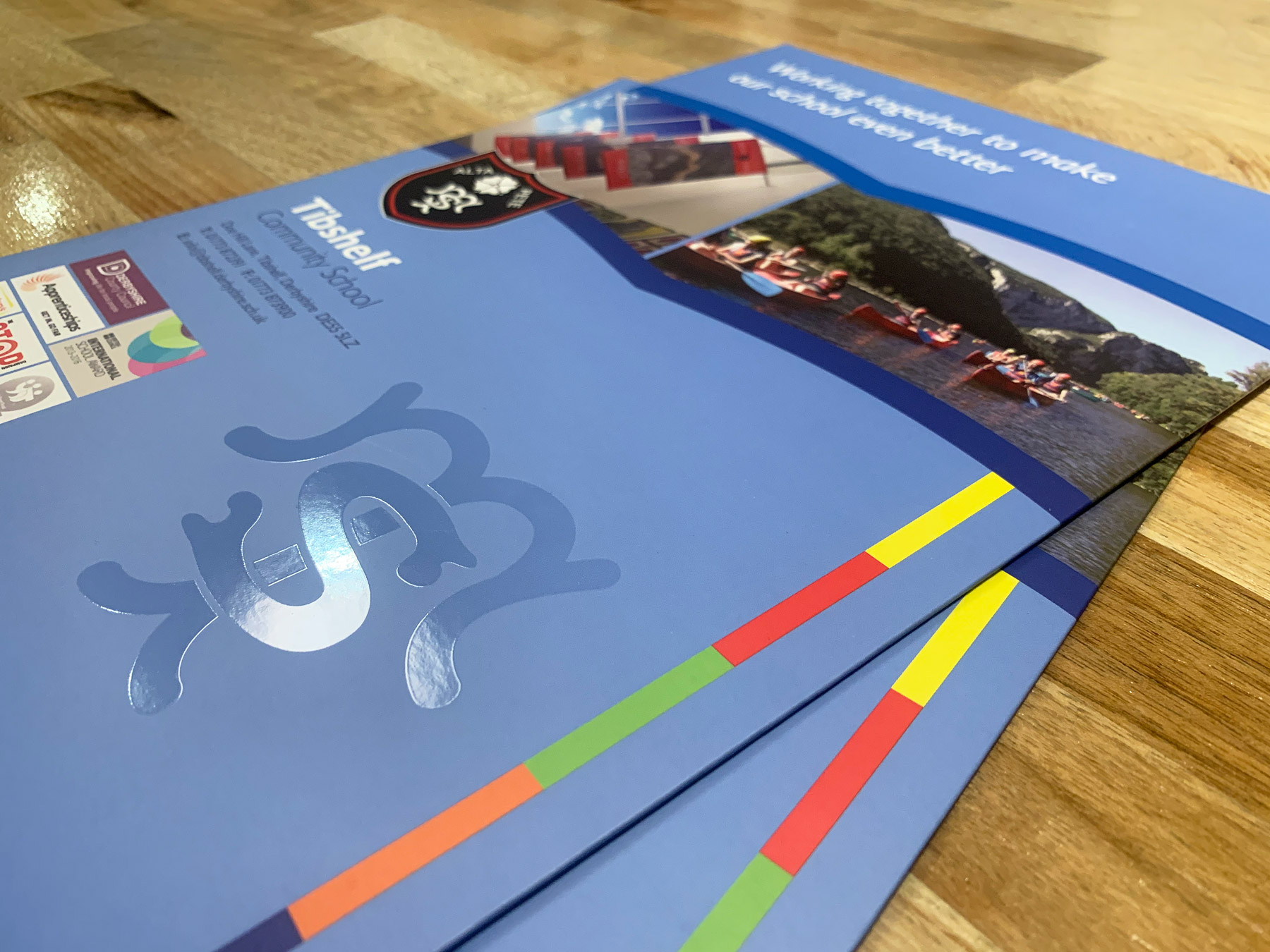 school prospectus folder folder laminate matte gloss