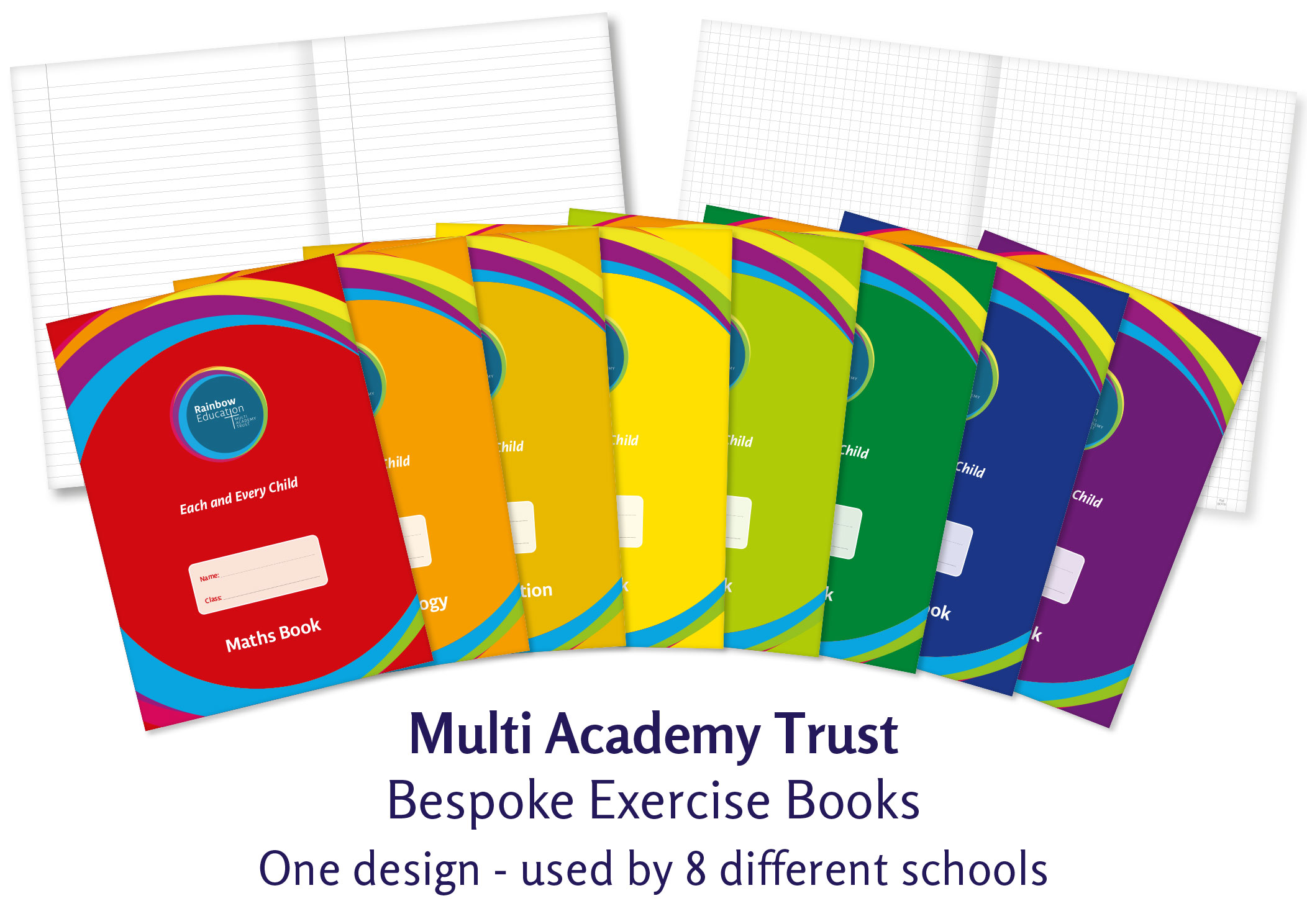 New School Exercise Books for a Multi Academy Trust