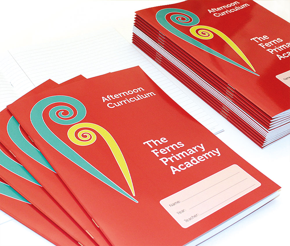 academy style exercise book covers full print binding